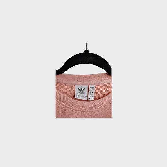 Adidas Sz L Sweatshirt Bellista 3 Stripes L/S Pink - Picture 5 of 5